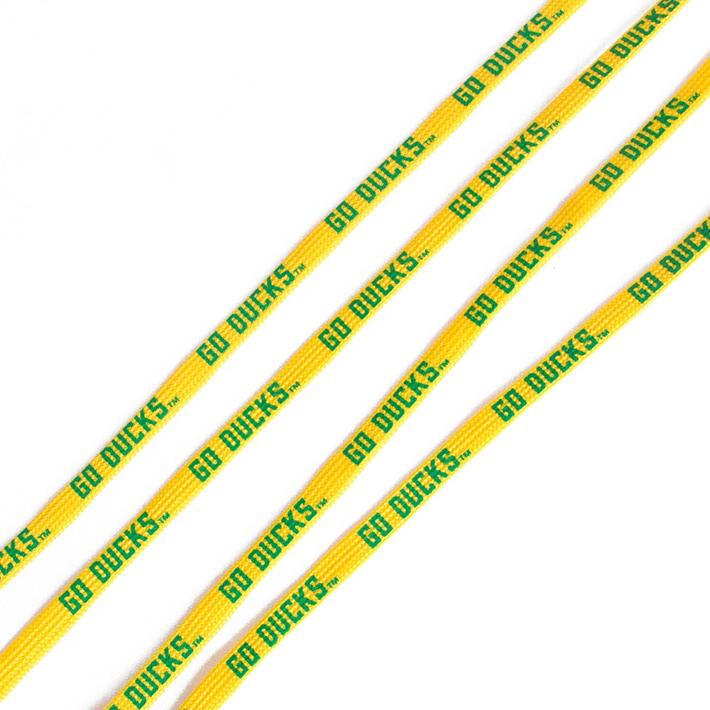 Go Ducks, Spirit Product, Yellow, Accessories, Accessories, Unisex, 45", Flat, Shoe Lace, 834110